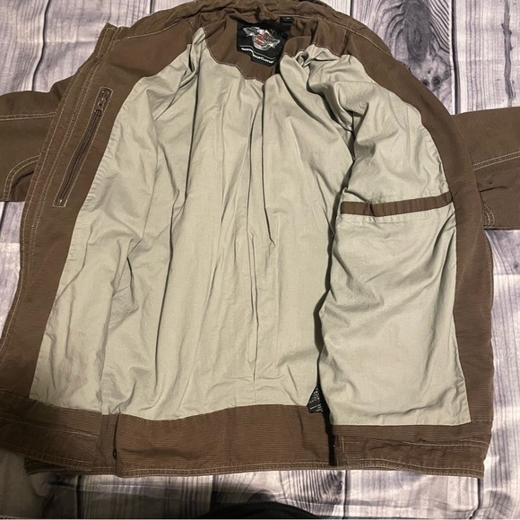 Men's Harley Davidson Genuine  Motorclothes Military Style 2011 Jacket - Picture 11 of 16